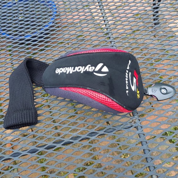 TaylorMade R5 XL  Fairway Golf Club Headcover Red Blue Black Number Tag - Picture 8 of 8
